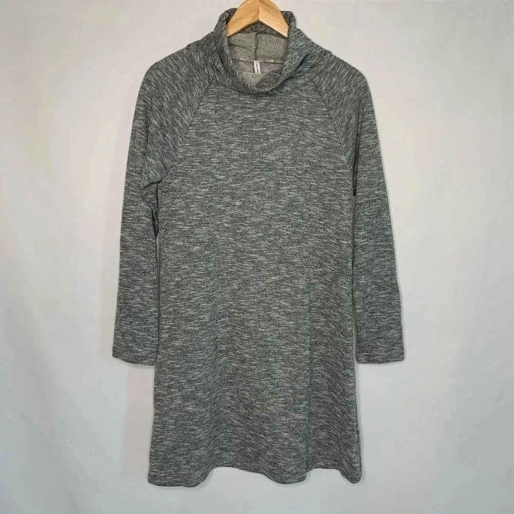 Bcbgeneration Lightweight Gray Sweater Dress Size… - image 3